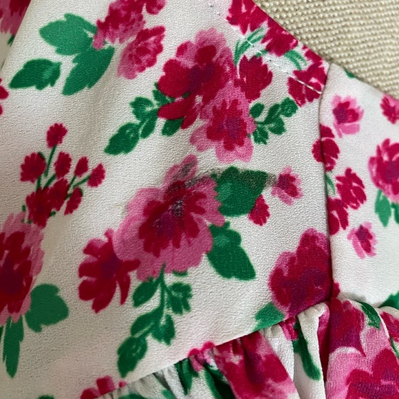 For Love and Lemons blouse pink floral - Picture 8 of 11